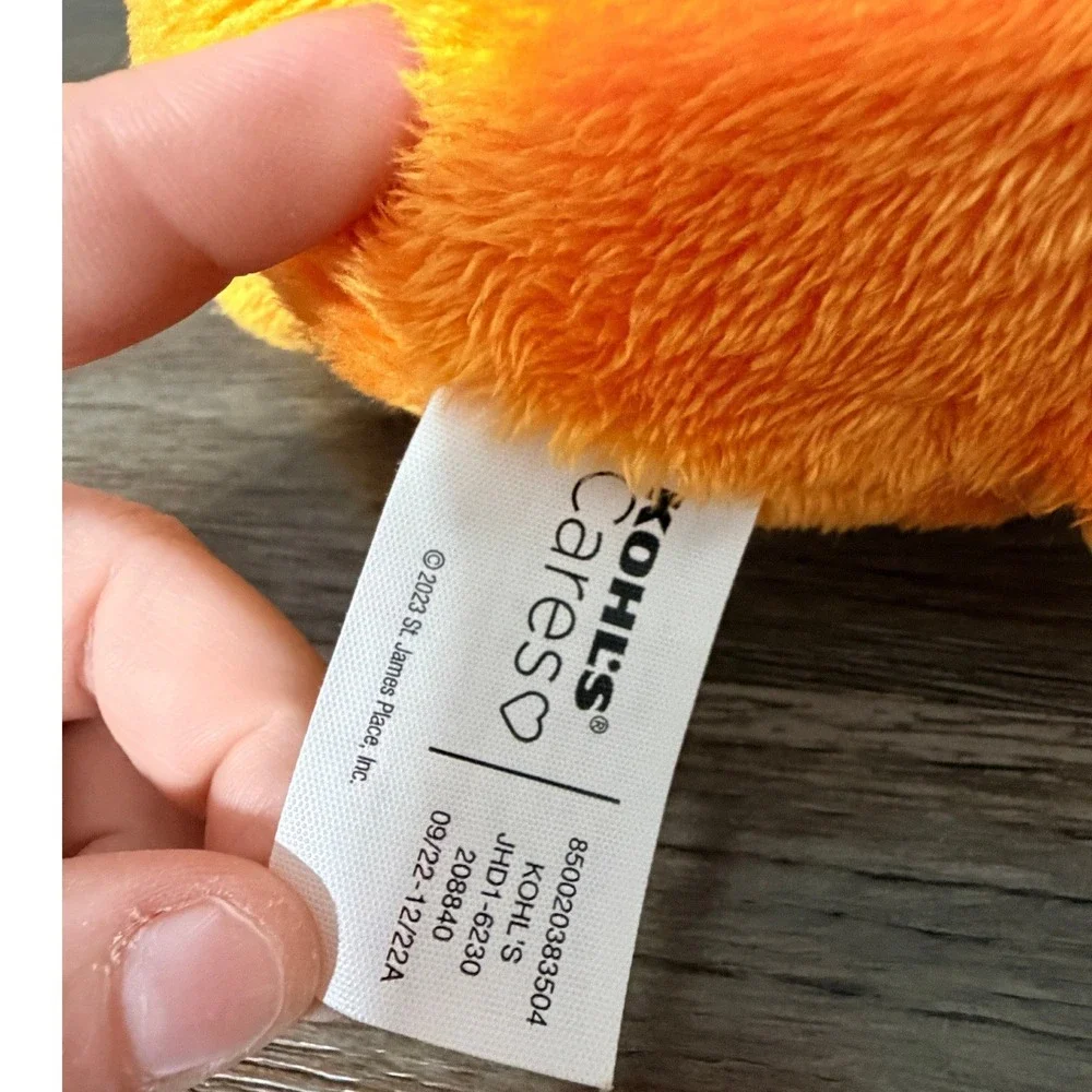 Kohls Cares St Jude Lion Plush Stuffed Animal Orange 9 inch Collectible‎ Toy